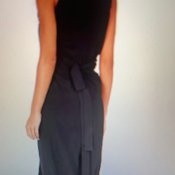 Rick Owens Crepe Long Black Dress size 4 - Picture 2 of 8